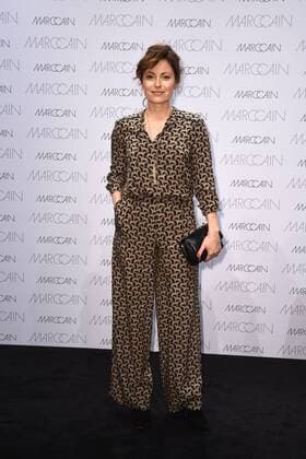 Carolina Vera bei der Ankunft zur Marc Cain Modenschau am 17.01.2017 im Rahmen der Mercedes-Benz Fashion Week Herbst Winter 2017 in Berlin MBFW Fashionweek 2017 Januar in Berlin- Marc Cain Fashionshow 