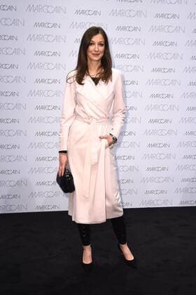 Alexandra Maria Lara bei der Ankunft zur Marc Cain Modenschau am 17.01.2017 im Rahmen der Mercedes-Benz Fashion Week Herbst Winter 2017 in Berlin MBFW Fashionweek 2017 Januar in Berlin- Marc Cain Fashionshow 
