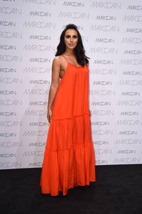 Jamala, die Sängerin und ESC Gewinnerin aus der Ukraine bei der Ankunft zur Marc Cain Modenschau am 17.01.2017 im Rahmen der Mercedes-Benz Fashion Week Herbst Winter 2017 in Berlin MBFW Fashionweek 2017 Januar in Berlin- Marc Cain Fashionshow 