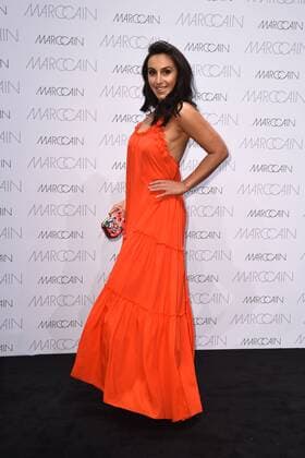 Jamala, die Sängerin und ESC Gewinnerin aus der Ukraine bei der Ankunft zur Marc Cain Modenschau am 17.01.2017 im Rahmen der Mercedes-Benz Fashion Week Herbst Winter 2017 in Berlin MBFW Fashionweek 2017 Januar in Berlin- Marc Cain Fashionshow 