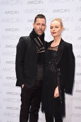 Kate Bosworth und ihr Ehemann Michael Polish bei der Ankunft zur Marc Cain Modenschau am 17.01.2017 im Rahmen der Mercedes-Benz Fashion Week Herbst Winter 2017 in Berlin MBFW Fashionweek 2017 Januar in Berlin- Marc Cain Fashionshow 