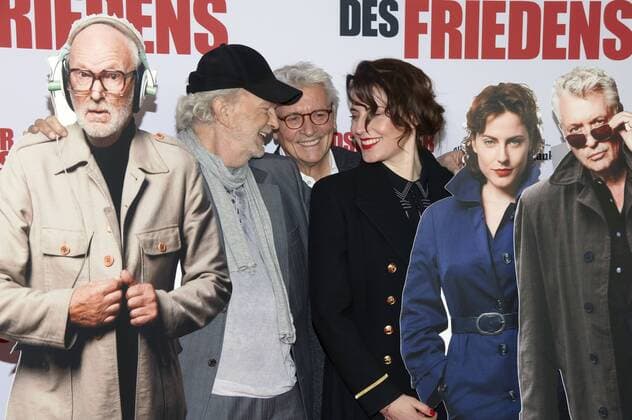 Michael Gwisdek, Henry Hübchen und Antje Traue bei der Weltpremiere des Kinofilms Kundschafter des Friedens im Kino International. Berlin, 17.01.2017 Foto:xA.xBuggex xFuturexImage