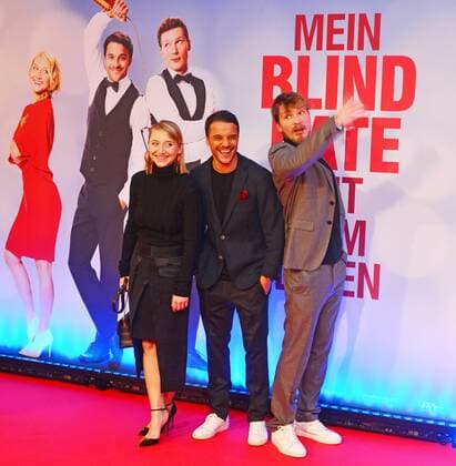 Mein Blind Date mit dem Leben Weltpremiere in Mathäser Filmpalast am 17. Januar 2017 Anna Maria Mühe; Kostja Ullmann;Jacob Matschenz