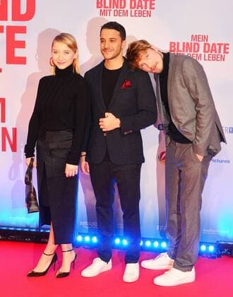 Mein Blind Date mit dem Leben Weltpremiere in Mathäser Filmpalast am 17. Januar 2017 Anna Maria Mühe; Kostja Ullmann;Jacob Matschenz