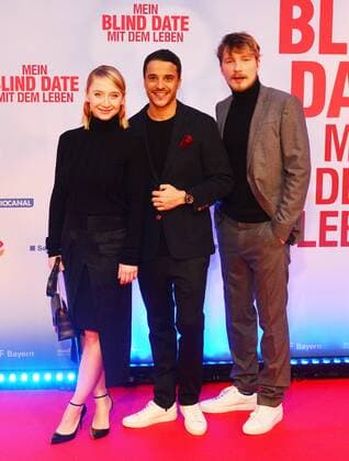 Mein Blind Date mit dem Leben Weltpremiere in Mathäser Filmpalast am 17. Januar 2017 Anna Maria Mühe; Kostja Ullmann;Jacob Matschenz