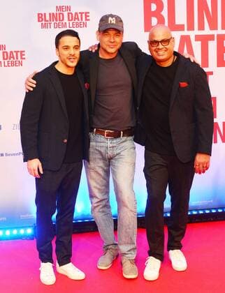 Mein Blind Date mit dem Leben Weltpremiere in Mathäser Filmpalast am 17. Januar 2017 Kostja Ullmann;Marc Rothemund (Regie);Saliy Kahawatte