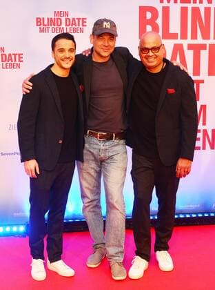 Mein Blind Date mit dem Leben Weltpremiere in Mathäser Filmpalast am 17. Januar 2017 Kostja Ullmann;Marc Rothemund (Regie);Saliy Kahawatte