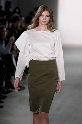 January 17, 2017 - Berlin, Germany - A model runs the runway at Holy Ghost fashion show during the Mercedes-Benz Berlin Fashion Week Autumn Winter 2017 in Berlin, Germany on January 17, 2017. Berlin Germany  - ZUMAn230 20170117_zaa_n230_208