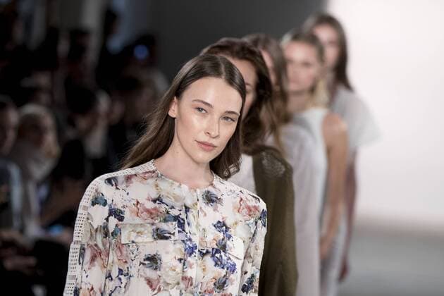 January 17, 2017 - Berlin, Germany - Models run the runway at Holy Ghost fashion show during the Mercedes-Benz Berlin Fashion Week Autumn Winter 2017 in Berlin, Germany on January 17, 2017. Berlin Germany  - ZUMAn230 20170117_zaa_n230_217