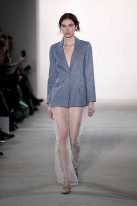 January 17, 2017 - Berlin, Germany - A model runs the runway at Holy Ghost fashion show during the Mercedes-Benz Berlin Fashion Week Autumn Winter 2017 in Berlin, Germany on January 17, 2017. Berlin Germany  - ZUMAn230 20170117_zaa_n230_190