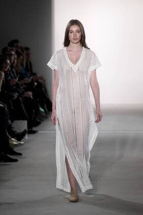 January 17, 2017 - Berlin, Germany - A model runs the runway at Holy Ghost fashion show during the Mercedes-Benz Berlin Fashion Week Autumn Winter 2017 in Berlin, Germany on January 17, 2017. Berlin Germany  - ZUMAn230 20170117_zaa_n230_213
