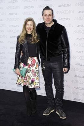 Sascha Vollmer (The BossHoss) mit Freundin Jenny bei der Marc Cain Fashion Show auf der Mercedes-Benz Fashion Week Berlin Autumn Winter 2017. Berlin, 17.01.2017 Foto:xS.xGabschx xFuturexImage