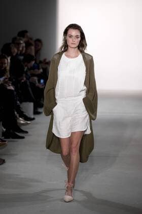 January 17, 2017 - Berlin, Germany - A model runs the runway at Holy Ghost fashion show during the Mercedes-Benz Berlin Fashion Week Autumn Winter 2017 in Berlin, Germany on January 17, 2017. Berlin Germany  - ZUMAn230 20170117_zaa_n230_199