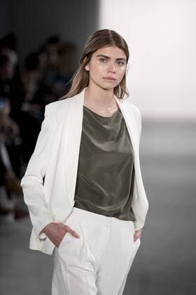 January 17, 2017 - Berlin, Germany - A model runs the runway at Holy Ghost fashion show during the Mercedes-Benz Berlin Fashion Week Autumn Winter 2017 in Berlin, Germany on January 17, 2017. Berlin Germany  - ZUMAn230 20170117_zaa_n230_203