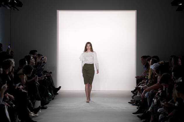 January 17, 2017 - Berlin, Germany - A model runs the runway at Holy Ghost fashion show during the Mercedes-Benz Berlin Fashion Week Autumn Winter 2017 in Berlin, Germany on January 17, 2017. Berlin Germany  - ZUMAn230 20170117_zaa_n230_209