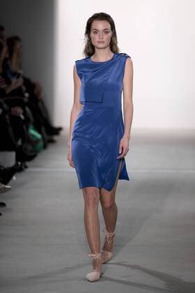 January 17, 2017 - Berlin, Germany - A model runs the runway at Holy Ghost fashion show during the Mercedes-Benz Berlin Fashion Week Autumn Winter 2017 in Berlin, Germany on January 17, 2017. Berlin Germany  - ZUMAn230 20170117_zaa_n230_192