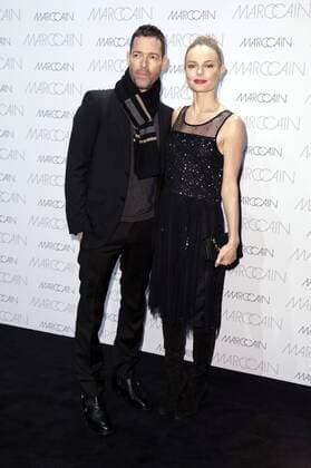 Michael Polish mit Gattin Kate Bosworth bei der Marc Cain Fashion Show auf der Mercedes-Benz Fashion Week Berlin Autumn Winter 2017. Berlin, 17.01.2017 Foto:xS.xGabschx xFuturexImage