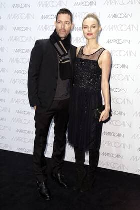 Michael Polish mit Gattin Kate Bosworth bei der Marc Cain Fashion Show auf der Mercedes-Benz Fashion Week Berlin Autumn Winter 2017. Berlin, 17.01.2017 Foto:xS.xGabschx xFuturexImage