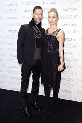 Michael Polish mit Gattin Kate Bosworth bei der Marc Cain Fashion Show auf der Mercedes-Benz Fashion Week Berlin Autumn Winter 2017. Berlin, 17.01.2017 Foto:xS.xGabschx xFuturexImage