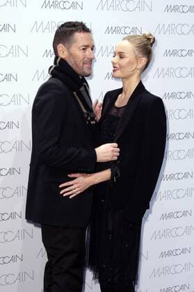 Michael Polish mit Gattin Kate Bosworth bei der Marc Cain Fashion Show auf der Mercedes-Benz Fashion Week Berlin Autumn Winter 2017. Berlin, 17.01.2017 Foto:xS.xGabschx xFuturexImage