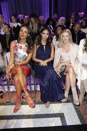Janina Uhse, Sila Sahin und Jennifer Ulrich bei der Marc Cain Fashion Show auf der Mercedes-Benz Fashion Week Berlin Autumn Winter 2017. Berlin, 17.01.2017 Foto:xS.xGabschx xFuturexImage
