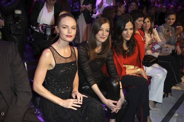 Kate Bosworth, Alexandra Maria Lara und Bettina Zimmermann bei der Marc Cain Fashion Show auf der Mercedes-Benz Fashion Week Berlin Autumn Winter 2017. Berlin, 17.01.2017 Foto:xS.xGabschx xFuturexImage