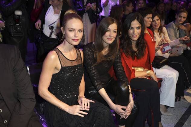 Kate Bosworth, Alexandra Maria Lara und Bettina Zimmermann bei der Marc Cain Fashion Show auf der Mercedes-Benz Fashion Week Berlin Autumn Winter 2017. Berlin, 17.01.2017 Foto:xS.xGabschx xFuturexImage