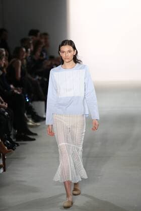 Germany: Holy Ghost at the Mercedes Benz in Berlin Holy Ghost showcases its latest Autumn Winter 2017 Collections in the Kaufhaus Jandorf in the Brunnenstrasse in Berlin-Mitte during the Mercedes-Benz Fashion Week Berlin Autumn Winter 2017 Collections. The photo shows models with the Holy Ghost collection on the catwalk.  SimonexKuhlmey
