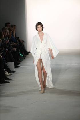 Germany: Holy Ghost at the Mercedes Benz in Berlin Holy Ghost showcases its latest Autumn Winter 2017 Collections in the Kaufhaus Jandorf in the Brunnenstrasse in Berlin-Mitte during the Mercedes-Benz Fashion Week Berlin Autumn Winter 2017 Collections. The photo shows models with the Holy Ghost collection on the catwalk.  SimonexKuhlmey