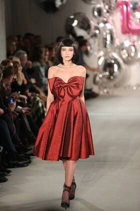 Germany: Lena Hoschek at the Mercedes-Benz Fashion Week Lena Hoschek showcases its latest Autumn Winter 2017 Collections in the Kaufhaus Jandorf in the Brunnenstrasse in Berlin-Mitte during the Mercedes-Benz Fashion Week Berlin Autumn Winter 2017 Collections. The photo shows models with the Lena Hoschek collection on the catwalk.  SimonexKuhlmey