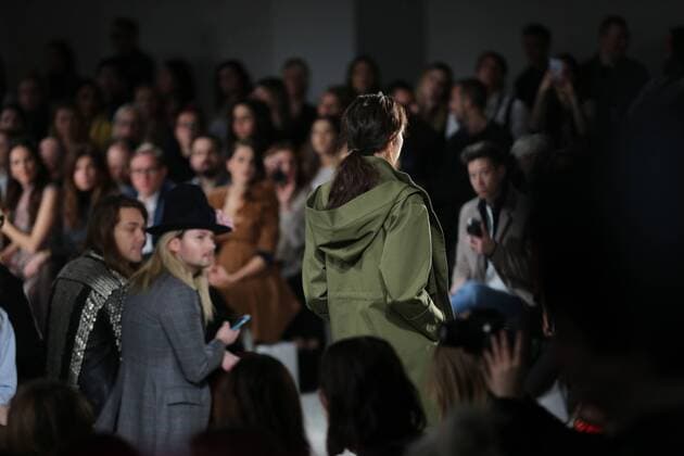 Germany: Holy Ghost at the Mercedes Benz in Berlin Holy Ghost showcases its latest Autumn Winter 2017 Collections in the Kaufhaus Jandorf in the Brunnenstrasse in Berlin-Mitte during the Mercedes-Benz Fashion Week Berlin Autumn Winter 2017 Collections. The photo shows models with the Holy Ghost collection on the catwalk.  SimonexKuhlmey