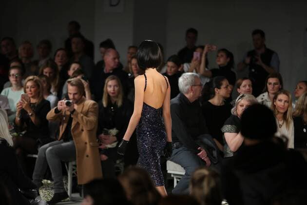 Germany: Lena Hoschek at the Mercedes-Benz Fashion Week Lena Hoschek showcases its latest Autumn Winter 2017 Collections in the Kaufhaus Jandorf in the Brunnenstrasse in Berlin-Mitte during the Mercedes-Benz Fashion Week Berlin Autumn Winter 2017 Collections. The photo shows models with the Lena Hoschek collection on the catwalk.  SimonexKuhlmey
