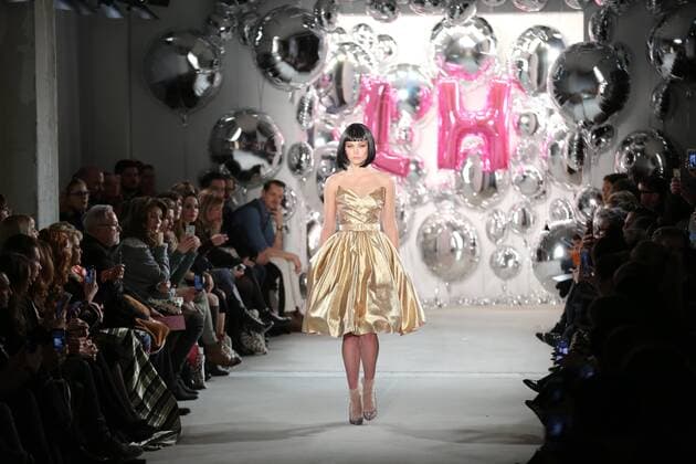 Germany: Lena Hoschek at the Mercedes-Benz Fashion Week Lena Hoschek showcases its latest Autumn Winter 2017 Collections in the Kaufhaus Jandorf in the Brunnenstrasse in Berlin-Mitte during the Mercedes-Benz Fashion Week Berlin Autumn Winter 2017 Collections. The photo shows models with the Lena Hoschek collection on the catwalk.  SimonexKuhlmey