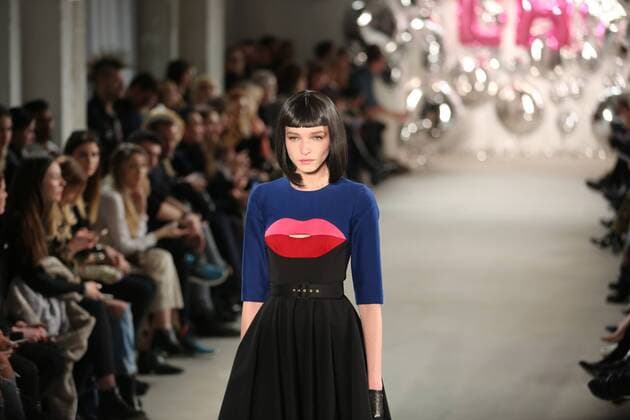 Germany: Lena Hoschek at the Mercedes-Benz Fashion Week Lena Hoschek showcases its latest Autumn Winter 2017 Collections in the Kaufhaus Jandorf in the Brunnenstrasse in Berlin-Mitte during the Mercedes-Benz Fashion Week Berlin Autumn Winter 2017 Collections. The photo shows models with the Lena Hoschek collection on the catwalk.  SimonexKuhlmey