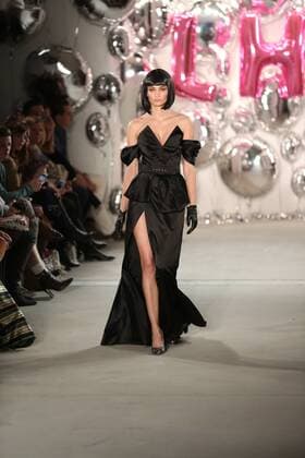 Germany: Lena Hoschek at the Mercedes-Benz Fashion Week Lena Hoschek showcases its latest Autumn Winter 2017 Collections in the Kaufhaus Jandorf in the Brunnenstrasse in Berlin-Mitte during the Mercedes-Benz Fashion Week Berlin Autumn Winter 2017 Collections. The photo shows models with the Lena Hoschek collection on the catwalk.  SimonexKuhlmey
