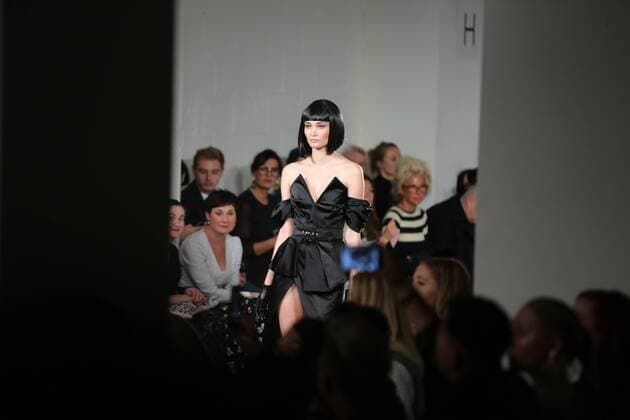 Germany: Lena Hoschek at the Mercedes-Benz Fashion Week Lena Hoschek showcases its latest Autumn Winter 2017 Collections in the Kaufhaus Jandorf in the Brunnenstrasse in Berlin-Mitte during the Mercedes-Benz Fashion Week Berlin Autumn Winter 2017 Collections. The photo shows models with the Lena Hoschek collection on the catwalk.  SimonexKuhlmey