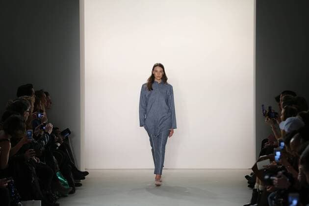 Germany: Holy Ghost at the Mercedes Benz in Berlin Holy Ghost showcases its latest Autumn Winter 2017 Collections in the Kaufhaus Jandorf in the Brunnenstrasse in Berlin-Mitte during the Mercedes-Benz Fashion Week Berlin Autumn Winter 2017 Collections. The photo shows models with the Holy Ghost collection on the catwalk.  SimonexKuhlmey
