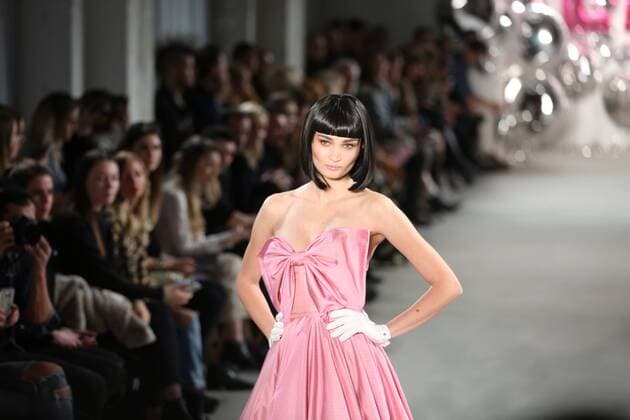 Germany: Lena Hoschek at the Mercedes-Benz Fashion Week Lena Hoschek showcases its latest Autumn Winter 2017 Collections in the Kaufhaus Jandorf in the Brunnenstrasse in Berlin-Mitte during the Mercedes-Benz Fashion Week Berlin Autumn Winter 2017 Collections. The photo shows models with the Lena Hoschek collection on the catwalk.  SimonexKuhlmey