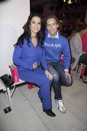 Mariella Ahrens und Jens Hilbert bei der Riani Fashion Show auf der Mercedes-Benz Fashion Week Berlin Autumn Winter 2017. Berlin, 17.01.2017 Foto:xS.xGabschx xFuturexImage