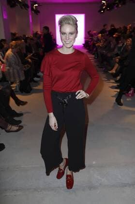 Kim Hnizdo bei der Riani Fashion Show auf der Mercedes-Benz Fashion Week Berlin Autumn Winter 2017. Berlin, 17.01.2017 Foto:xS.xGabschx xFuturexImage