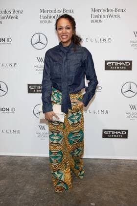 Milka Loff Fernandes - Ankunft zur Riani Fashion-Show im Rahmen der Mercedes-Benz Fashion Week Berlin Spring Summer 2017 Collections im Kaufhaus Jandorf in Berlin am 17.01.2017. Mercedes-Benz Fashion Week Berlin Spring Summer 2017 Collections