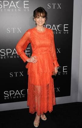 January 17, 2017 - Hollywood, California, U.S. - Carla Gugino attends The Los Angeles Premiere of The Space Between Us held at the Arclight Theater in Hollywood, California on January 17, 2017. 2017 Hollywood U.S. - ZUMAl86_ 20170117_zaf_l86_028