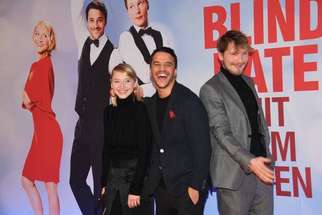 Anna Maria Mühe, Kostja Ullmann und Jacob Matschenz Premiere Mein Blind Date mit dem Leben Mathäser Filmpalast Kino Fernsehen Muenchen 17.01.2017