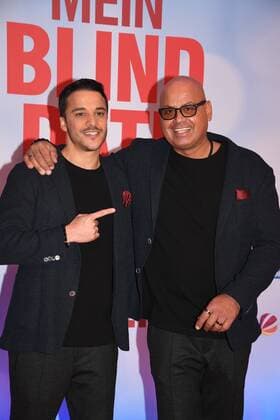 Kostja Ullmann und Saliya Kahawatte Premiere Mein Blind Date mit dem Leben Mathäser Filmpalast Kino Fernsehen Muenchen 17.01.2017