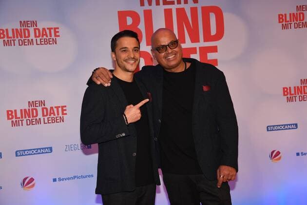 Kostja Ullmann und Saliya Kahawatte Premiere Mein Blind Date mit dem Leben Mathäser Filmpalast Kino Fernsehen Muenchen 17.01.2017