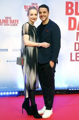 Janin Reinhardt und Kostja Ullmann bei der Weltpremiere des Kinofilms Mein Blind Date mit dem Leben im Mathäser Filmpalast. München, 17.01.2017 Foto:xD.xBedrosianx xFuturexImage