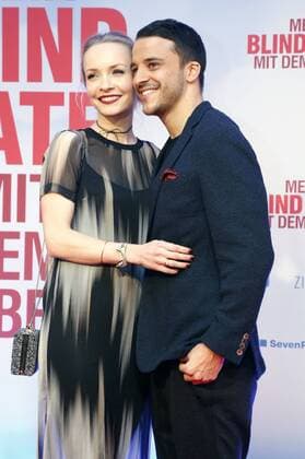 Janin Reinhardt und Kostja Ullmann bei der Weltpremiere des Kinofilms Mein Blind Date mit dem Leben im Mathäser Filmpalast. München, 17.01.2017 Foto:xD.xBedrosianx xFuturexImage