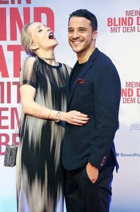 Janin Reinhardt und Kostja Ullmann bei der Weltpremiere des Kinofilms Mein Blind Date mit dem Leben im Mathäser Filmpalast. München, 17.01.2017 Foto:xD.xBedrosianx xFuturexImage