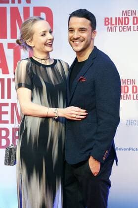 Janin Reinhardt und Kostja Ullmann bei der Weltpremiere des Kinofilms Mein Blind Date mit dem Leben im Mathäser Filmpalast. München, 17.01.2017 Foto:xD.xBedrosianx xFuturexImage