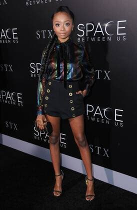 January 17, 2017 - Hollywood, CA, United States - 17 January 2017 - Hollywood, California - Skai Jackson. 2017 The Space Between Us special Los Angeles screening held at Arclight Hollywood. Photo Credit: AdMedia Hollywood United States - ZUMAa123 20170117_zaa_a123_322
